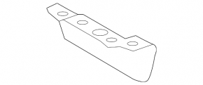 Left front mudguard liner for Toyota Rav4 15-18