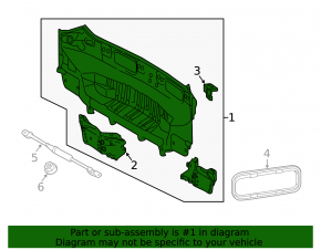 Rear panel Lexus NX200t NX300 NX300h 15-21