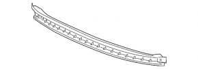 Front bumper reinforcement for VW Tiguan 09-11