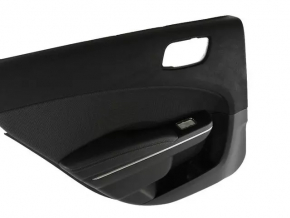 Door trim card rear left Dodge Charger 15-20 rest black cloth
