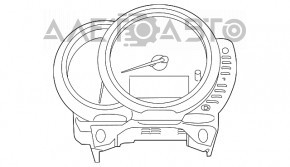 Instrument cluster Mini Cooper F56 3d 14-21 prerest