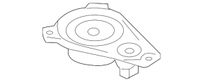 Front panel speaker central VW Touareg 11-16