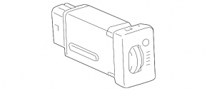 Toyota Rav4 13-18 dashboard light control button