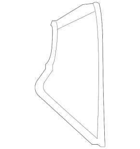Front panel trim side right Hyundai Ioniq 17-22 black