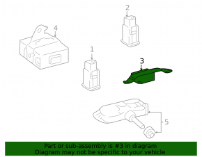 Receiver assy, tire pressure monitor Lexus ES350 07-12
