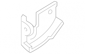 Trunk door hinge trim right Audi A5 F5 17-