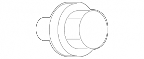 Wheel nut d21 M12x1.5 Toyota Highlander 01-07 type 1