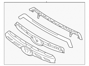 Subaru Forester 22-24 Wilderness Upper Grille