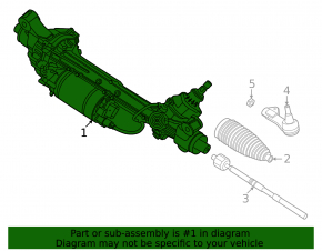 Porsche Macan 15-26 Power Steering Rack
