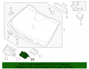 Kia Sportage 23-26 lane keeping camera on the windshield