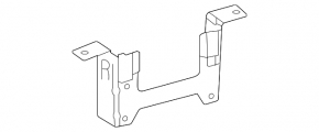 Right VVB battery bracket Mercedes X167 GLS 450 580 20-26