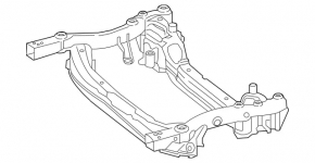 Front subframe Mercedes W213 E 17-23 RWD