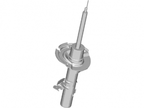 Rear shock absorber left Lincoln MKZ 13-16 awd with stiffness regulator