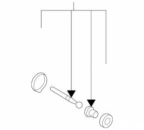 Left steering rod for Mazda6 09-13