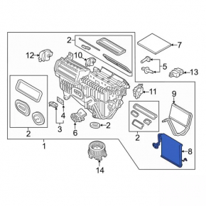 Lincoln Nautilus 19-23 Evaporator