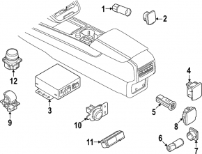 Lincoln Corsair 20-26 Parking Button