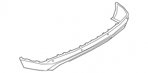 Lincoln Corsair 20-26 rear bumper lip structure
