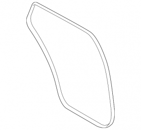 Door seal rear left Mazda CX-9 16-