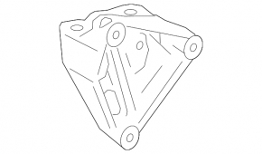 Engine mount bracket right Lexus CT200h 11-17