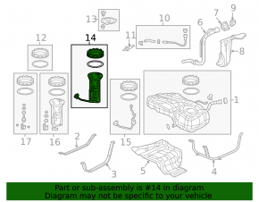Fuel pump for Honda CRV 12-14 2.4