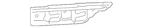Front bumper mount right VW Jetta 05-10