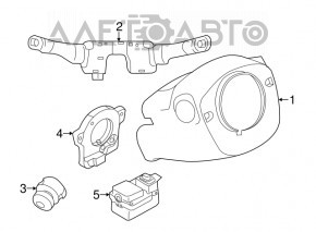 Steering column switch Nissan Murano z51 09-14