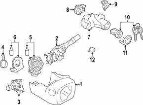 Subaru Forester 25-26 Steering Angle Sensor