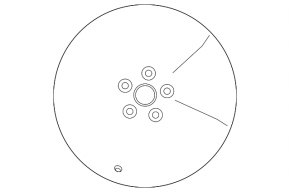 Wheel disk R16 Nissan Sentra 20-23 6.5J