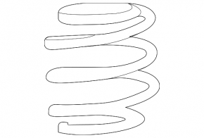 Front left spring Toyota Highlander 20- under R18