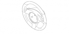 Naked steering wheel Nissan Kicks 18-24
