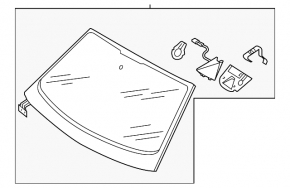 Audi Q8 19-25 windshield