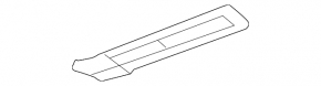 Left rear bumper mounting bracket for BMW X5 E70 07-13