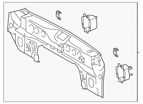 Rear Panel Lexus RX350L RX450hL 18-22 long