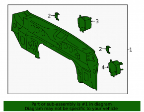 Rear Panel Lexus RX350L RX450hL 18-22 long