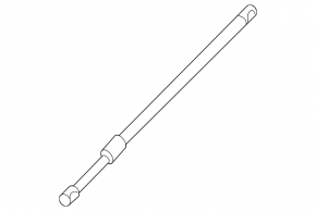 Left tailgate shock absorber for VW Beetle 12-17