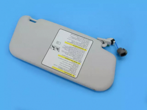 Left visor Fiat 500L 14-19 gray