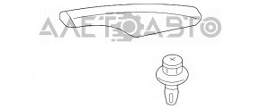 Rear right roof rail cap for Lexus RX300 RX330 RX350 RX400h 04-09