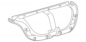 Toyota Camry v40 trunk lid trim