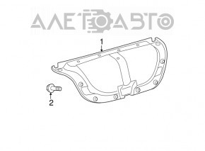 Toyota Camry v40 trunk lid trim