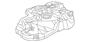 Fuel tank Toyota Highlander 01-07
