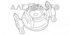 Rear left shock absorber support VW Touareg 11-17