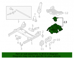 Distribution plate of battery VW Touareg 11-17 with pyropatron