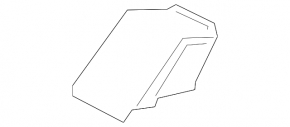 Air duct deflector right Mitsubishi Outlander Sport ASX 10- broken fastener