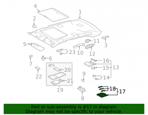 Lexus LS460 LS600h 07-09 passenger light
