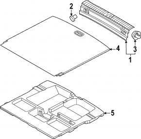 Foam tool for Kia Sportage 23-26 2.5, HEV for spare wheel