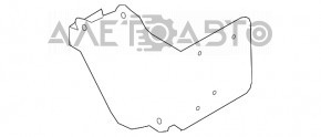 Air pump bracket Audi Q5 8R 13-16 hybrid