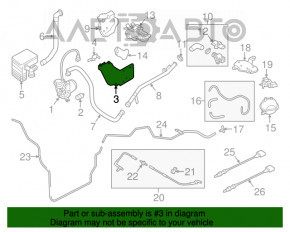 Air pump bracket Audi Q5 8R 13-16 hybrid