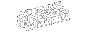 Underhood fuse box Mercedes CLA 14-19