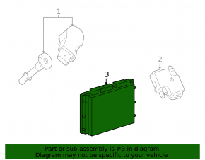 Mercedes W164 ML350 W251 R 350 Engine Computer ECU