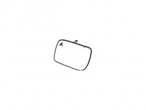 Mirror element right Ford Explorer 20- BSM